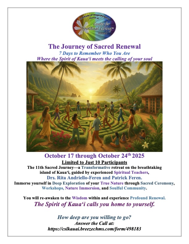 SACRED JOURNEY 2025 FLYER